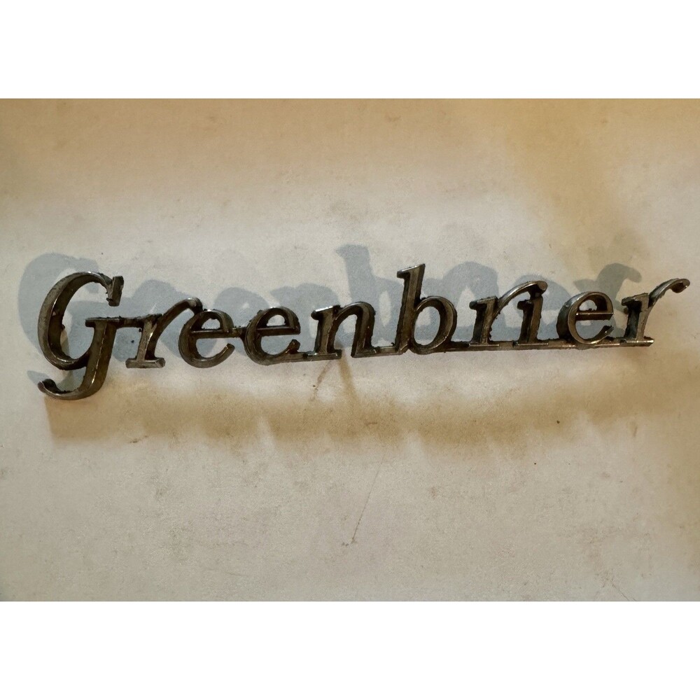 1969-1971 Chevy Chevelle Greenbrier Wagon Fender Emblem OEM GM 8733948